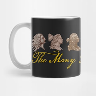 The Many Faces of Liberty - Gold Mug